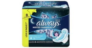 Absorvente Always Noite Tranquila Seca com Abas