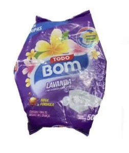 Detergente em Pó Todobom Lavanda 400g