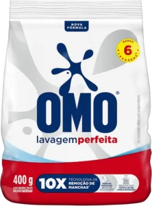 Sabão em Pó Omo Sach 400g Lavagem Perfeita