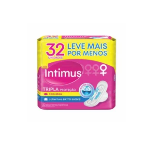 Absorvente Intimus Tripla Proteção Suave C/abas 32un
