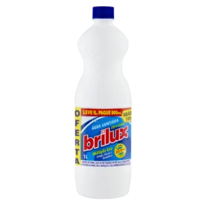 Água Sanitária Brilux Frasco Leve 1lt Pague 900ml