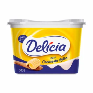 Margarina Delicia 500g Creme de Leite C/ Sal