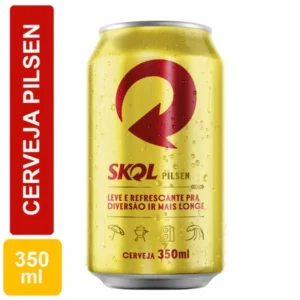 Cerveja Pilsen Skol 350ml