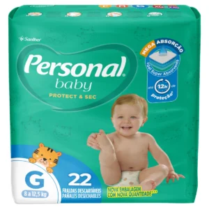 Fralda Descartavél Personal Baby Jumbo G 22un