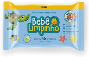 Lenço Umidecido Bebe Limpinho 45un