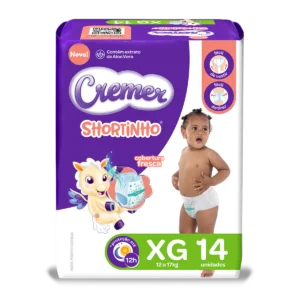 Fralda Cremer Disney Jumb. Shortinho Xg 14un