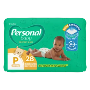 Fralda Personal Baby Jumbo P 28un