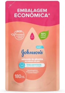 Sabonote Liquido Johnsons 180ml Glicerina Refil