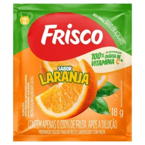 Refresco em Pó Frisco Laranja 18g
