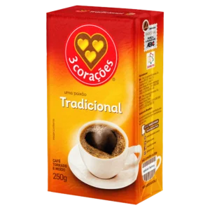Cafe 3 Coracoes Tradicional Vacuo 250g