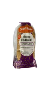 Pão Integral Transpão com Uva Passas 450g