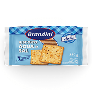 Biscoito Aguia Brandini Agua e Sal 350g