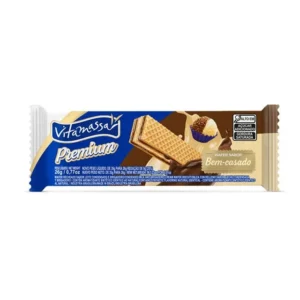 Biscoito Wafer Vitamassa Premium Bem Casado 26g