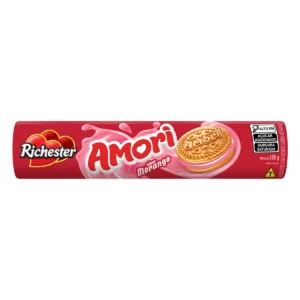 Biscoito Reche Richester Amori 125g Morango