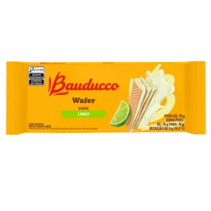 Biscoito Wafer Bauducco Limão 70g