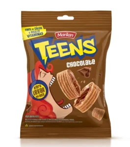 Biscoito Marilan Recheado Teens Chocolate 30g