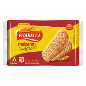 Biscoito Doce Vitarella Maizena Tradicional 350g