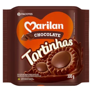 Biscoito Marilan Reche Tortinha 300g Chocolate