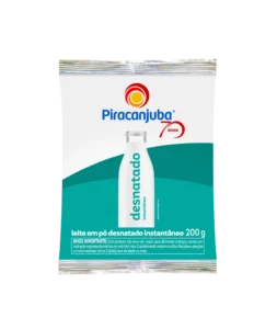 Leite em Pó Piracanjuba Desnatado 200g Sachet