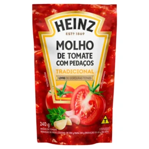 Molho de Tomate C/pedacos Heinz 240g