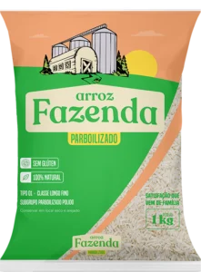 Arroz Parboilizado Fazenda 1kg