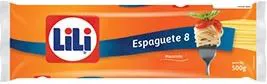Macarrão Espaguete 8 Lili Fino Comum 400g