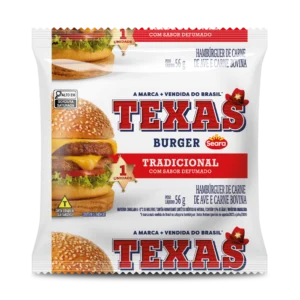 Carne Hamburguer Bovino Taxas 56g