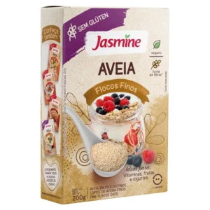 Aveia em Flocos Finos Jasmine Sem Gluten 200g