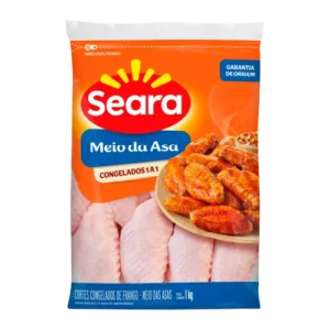 Meio da Asa Frango Cong Seara 1kg