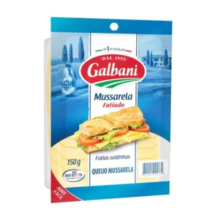 Queijo Mussarela Galbani Fatiado 150g