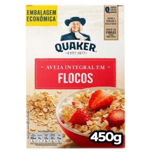 Aveia Flocos Regulares Integral 450g