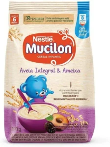 Mucilon Nestle Aveia Integral &ameixa 180g