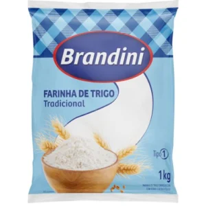 Farinha de Trigo Brandini S/ Fermento 1kg