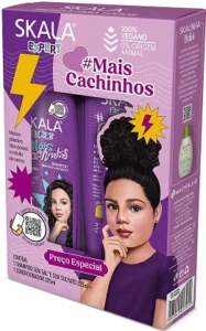 Kit Shampo Skala 325ml + Cond 200ml Mais Cachinhos