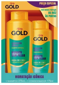 Shampo + Cond Niely Gold Hidratacão Agua Coco 500ml