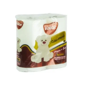 Papel Higienico Valor Folha Dupla Neutro 4×1 30m
