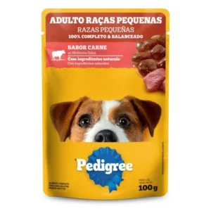 Racão P/cães Adulto Pedigree Raca Peq Carne 100g