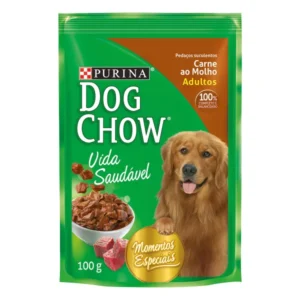 Ração P/ Cães Dogchow Carne Ao Molho 100g
