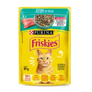 Racão P/gato Friskies Atum Ao Molho 85g