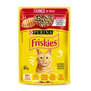 Racao P/ Gato Friskies Frango Ao Molho 85g