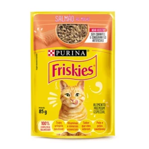 Racao P/ Gato Friskies Salmão Ao Molho 85g