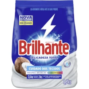 Sabão em Pó Brilhante 1,6kg Delicadeza Total