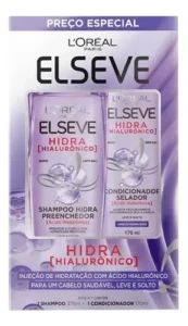 Kit Shampoo + Cond. Elseve Hidr. Hialuronico 375ml + 170ml