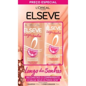 Kit Shampoo e Cond Elseve Longo dos Sonho 375ml + 170ml