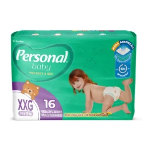 Fralda Descartavel Personal Baby Jumbo Xxg 16un