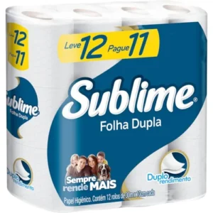 Papel Higienico Sublime F Dupla 30mx10cm