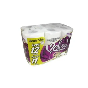 Papel Higienico Velud Vip Neutro 12 Rolos